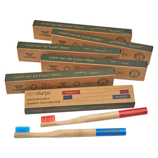 Bamboo Toothbrushes - EcoSlurps Store