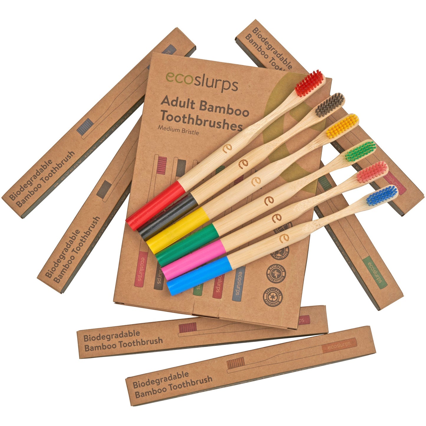 Bamboo Toothbrushes - EcoSlurps Store