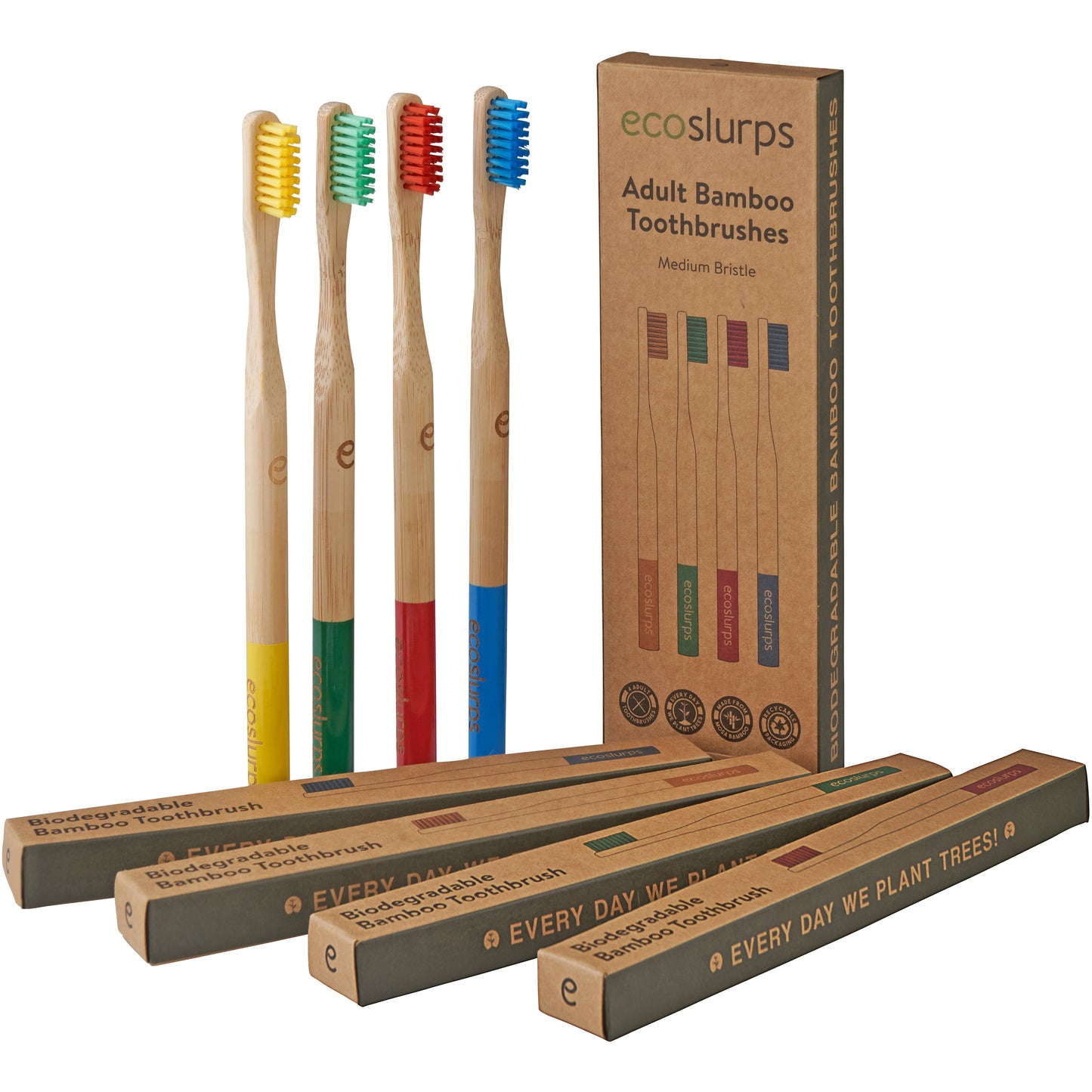 Bamboo Toothbrushes - EcoSlurps Store