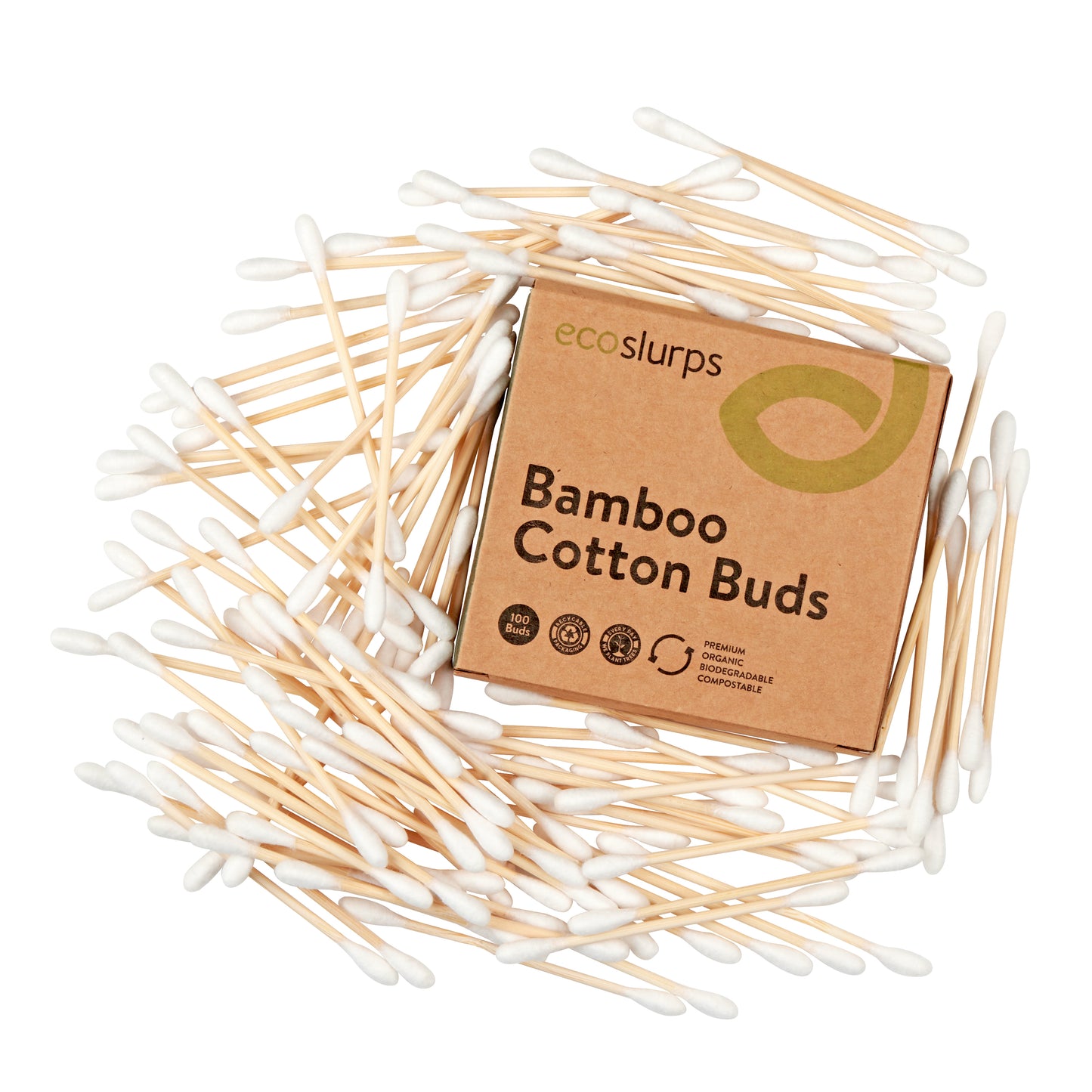 Bamboo Cotton Buds - EcoSlurps Store