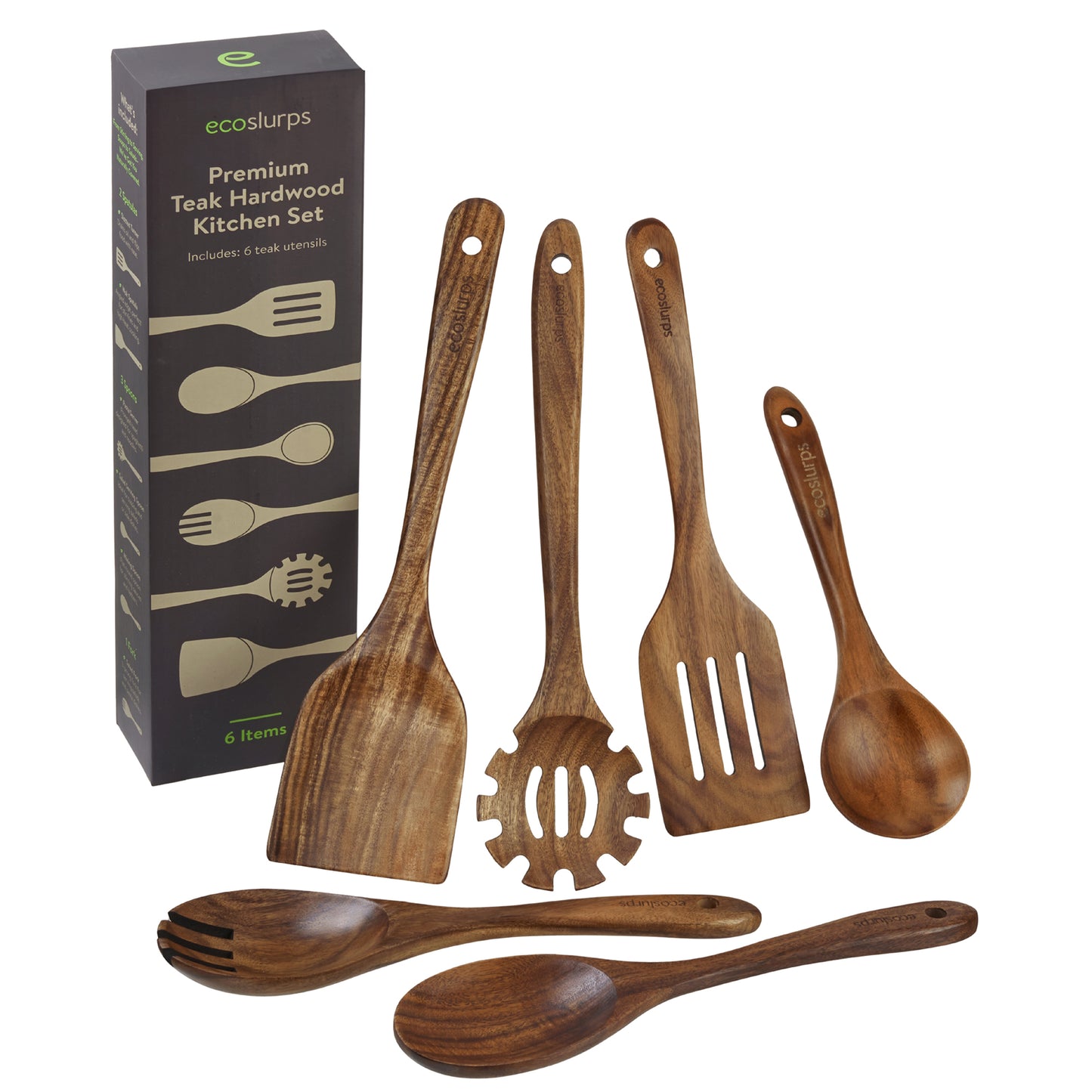 Teak Kitchen Cooking Utensils