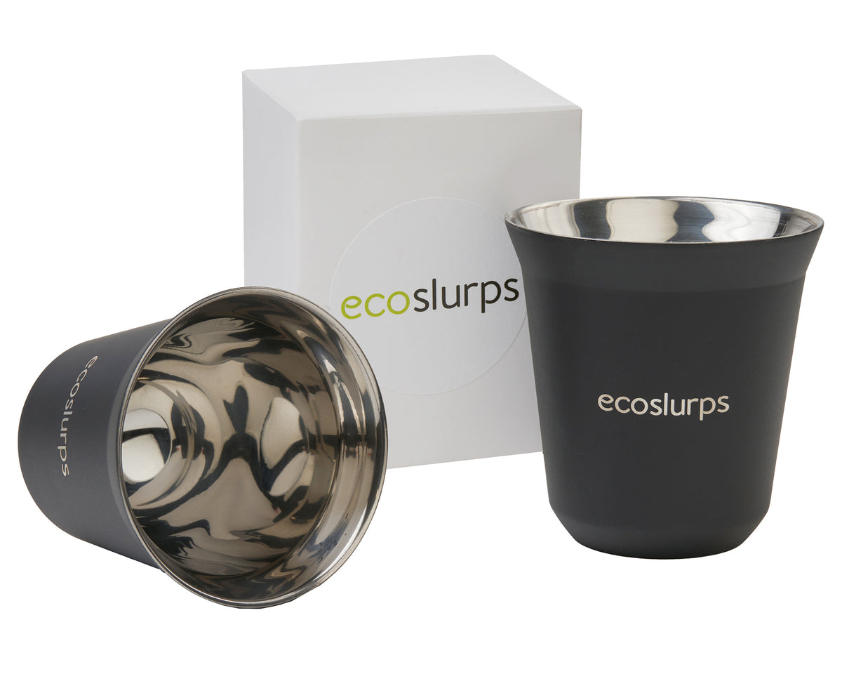 Espresso Cups - Double-wall insulated steel coffee cups