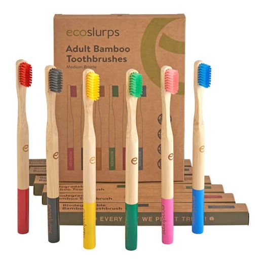 Bamboo Toothbrushes - EcoSlurps Store