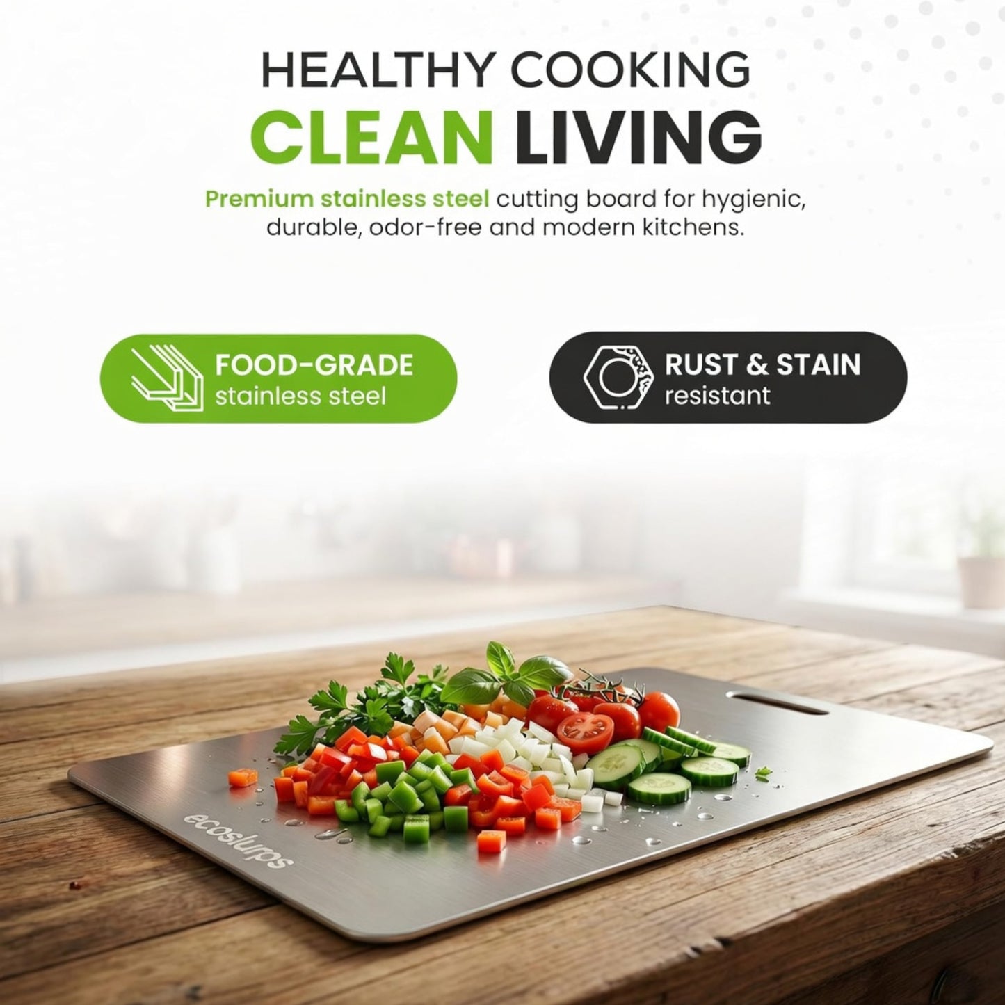 Metal Chopping Boards - Made Of Recycled Steel