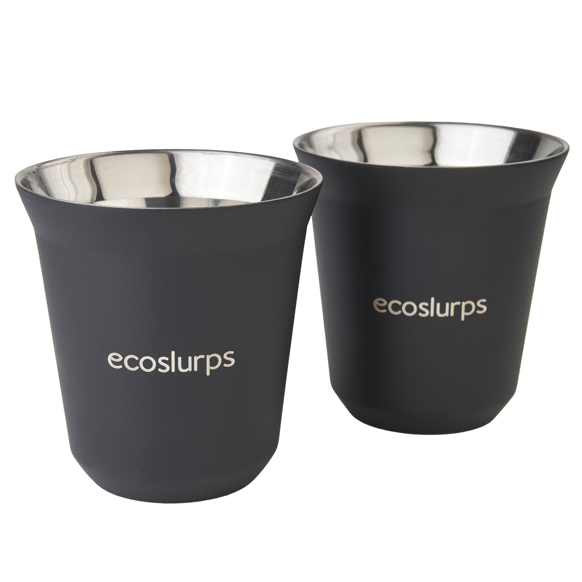 Espresso Cups - Double-wall insulated steel coffee cups