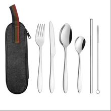 Load image into Gallery viewer, EcoSlurps Reusable Cutlery In Travel Cae - EcoSlurps Store