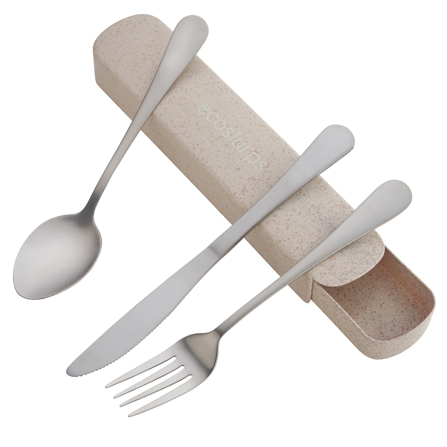 Reusable Travel Cutlery - In sliding case