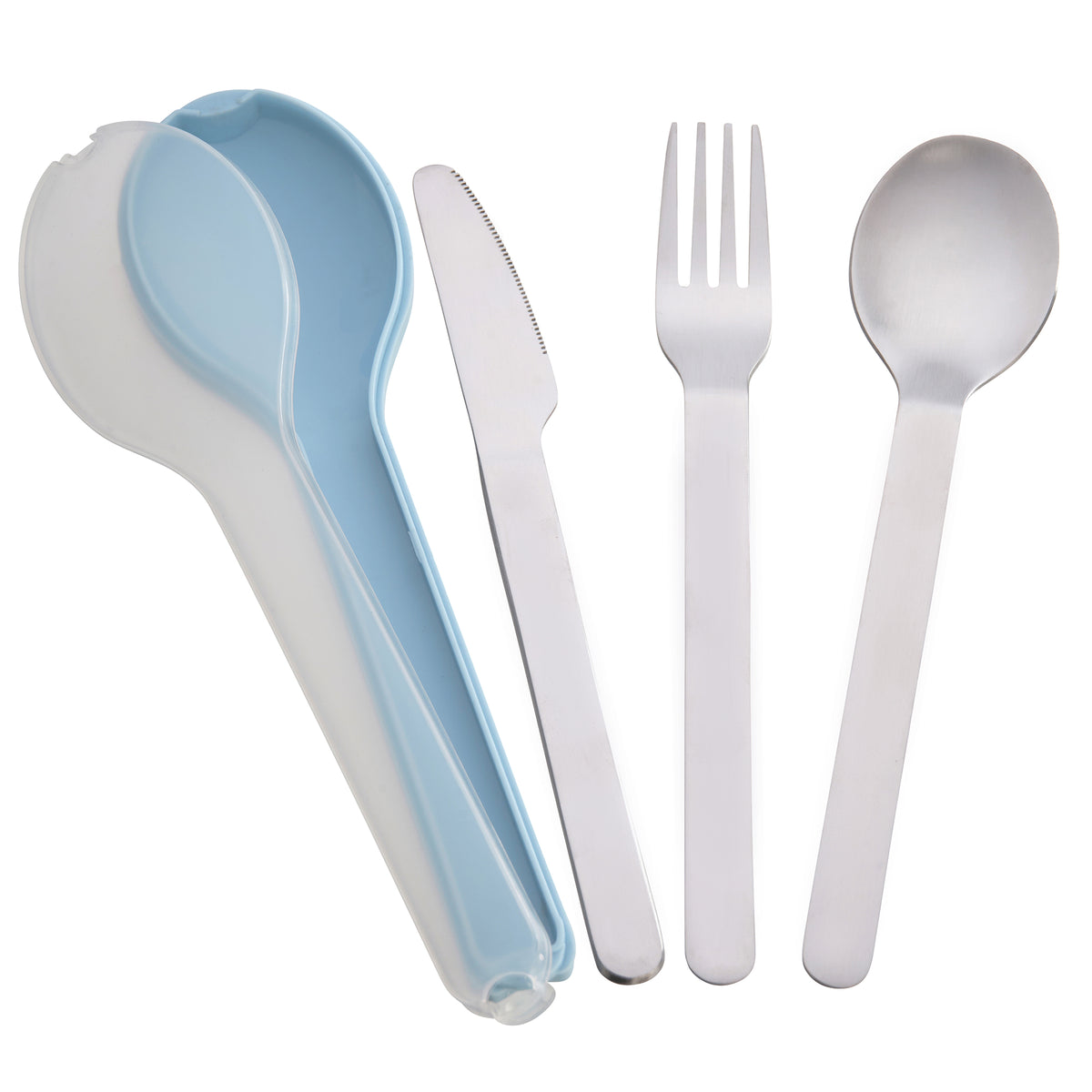 Travel Cutlery In Compact Clip Case