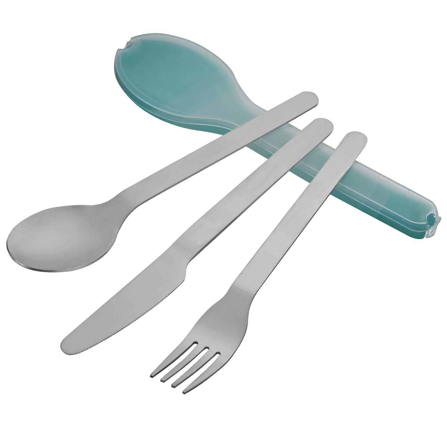 Travel Cutlery In Compact Clip Case