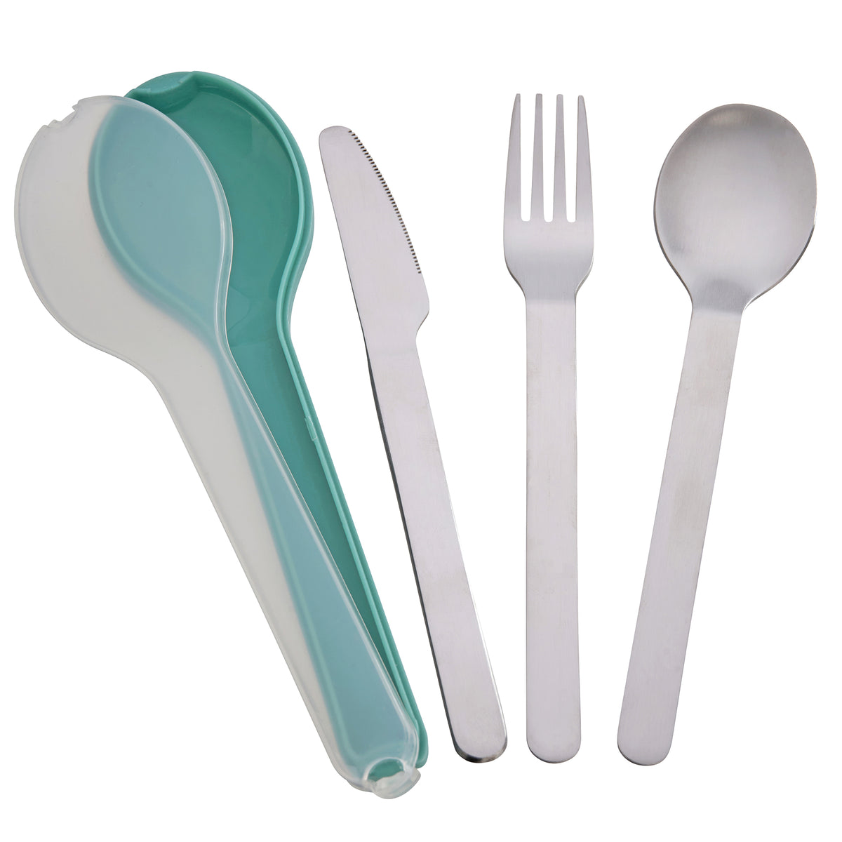 Travel Cutlery In Compact Clip Case