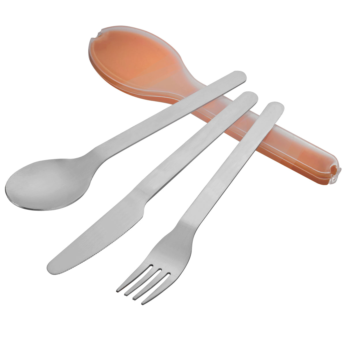 Travel Cutlery In Compact Clip Case