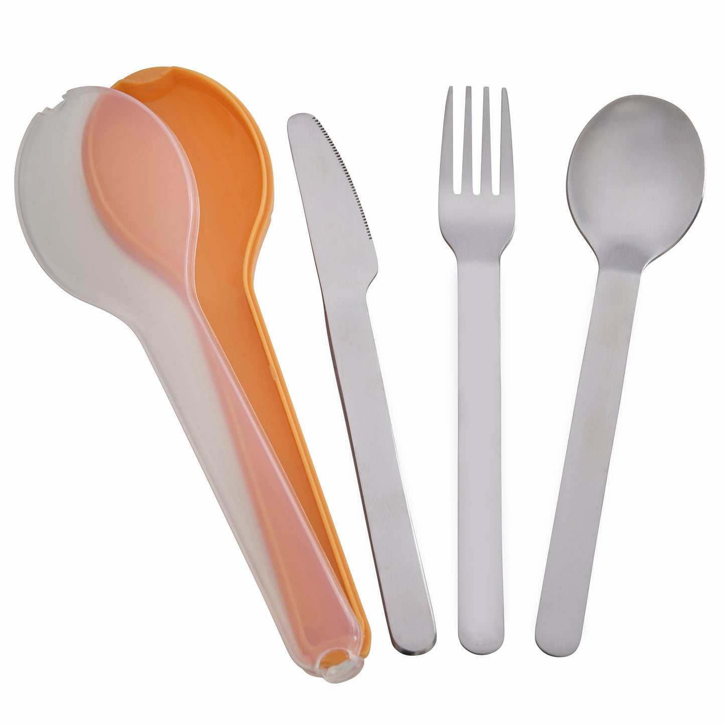 Travel Cutlery In Compact Clip Case