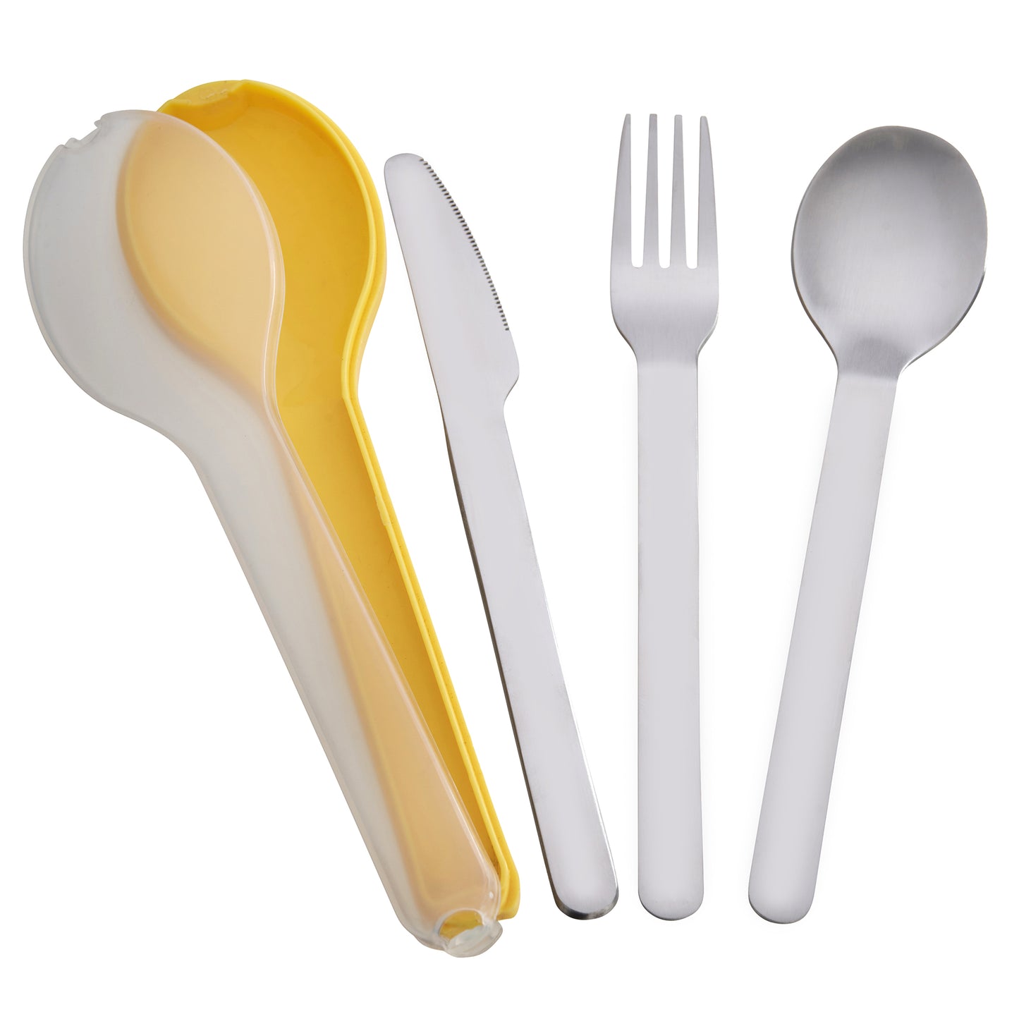 Travel Cutlery In Compact Clip Case