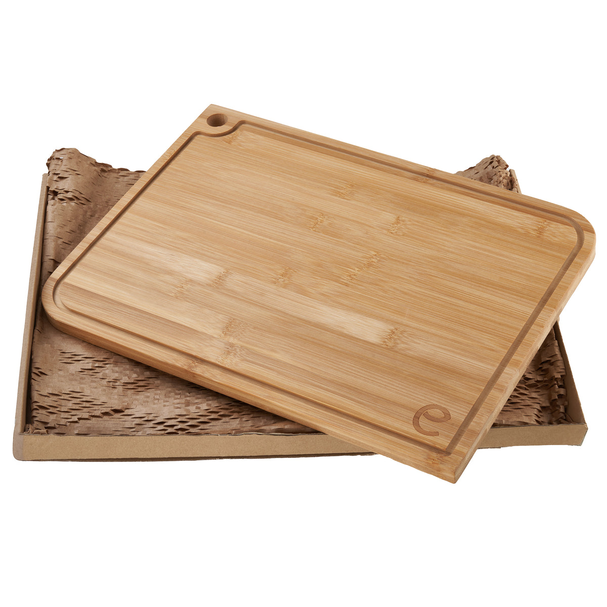 Large Bamboo Chopping Board - Carbonised Wood