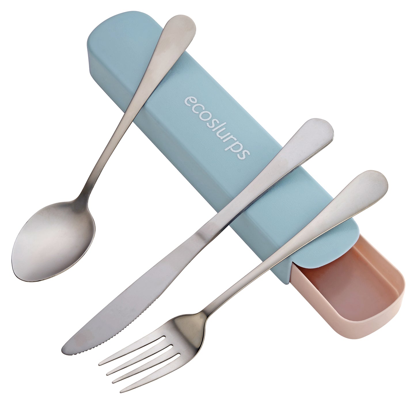 Reusable Travel Cutlery - In sliding case
