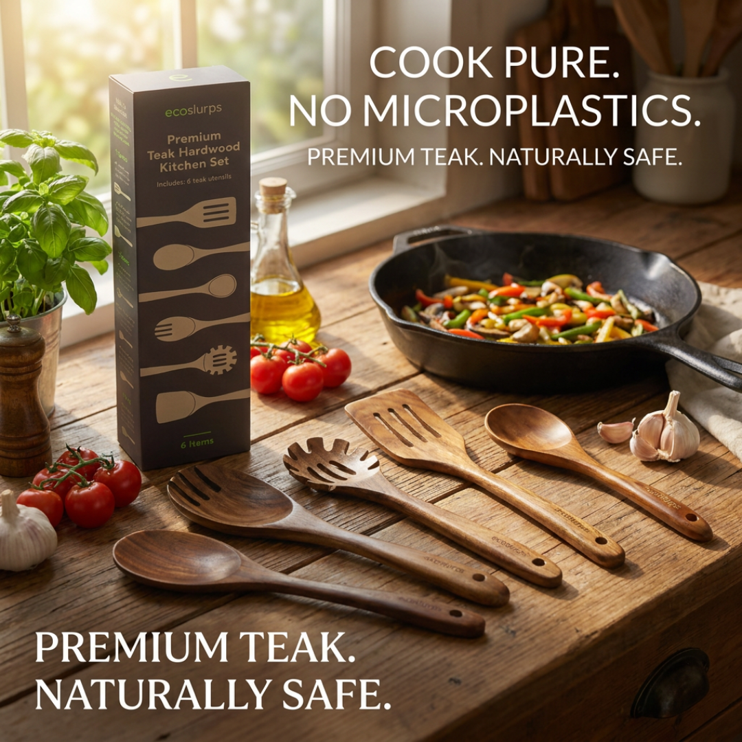 Teak Kitchen Cooking Utensils