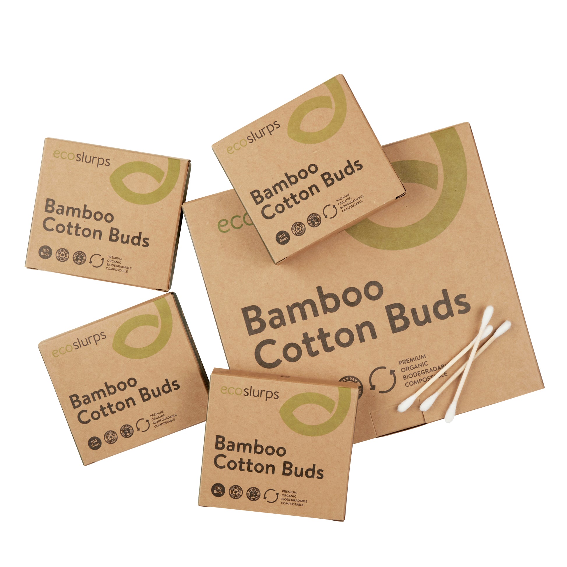Bamboo Cotton Buds - EcoSlurps Store