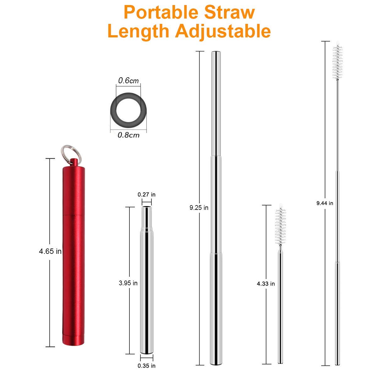 Reusable Collapsible 'Night Out' Straw - EcoSlurps Store
