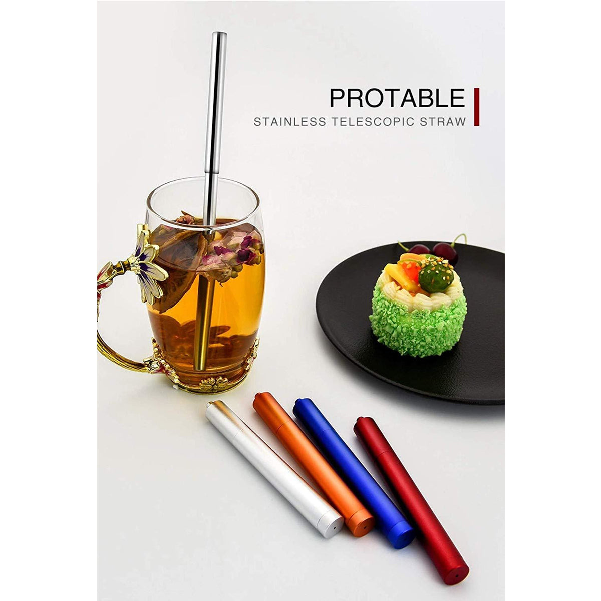 Reusable Collapsible 'Night Out' Straw - EcoSlurps Store