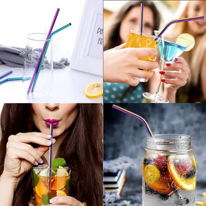 Reusable Drinking Straws With Silicone Tips And Carry Case - EcoSlurps Store