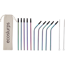 Load image into Gallery viewer, Reusable Drinking Straws With Silicone Tips And Carry Case - EcoSlurps Store