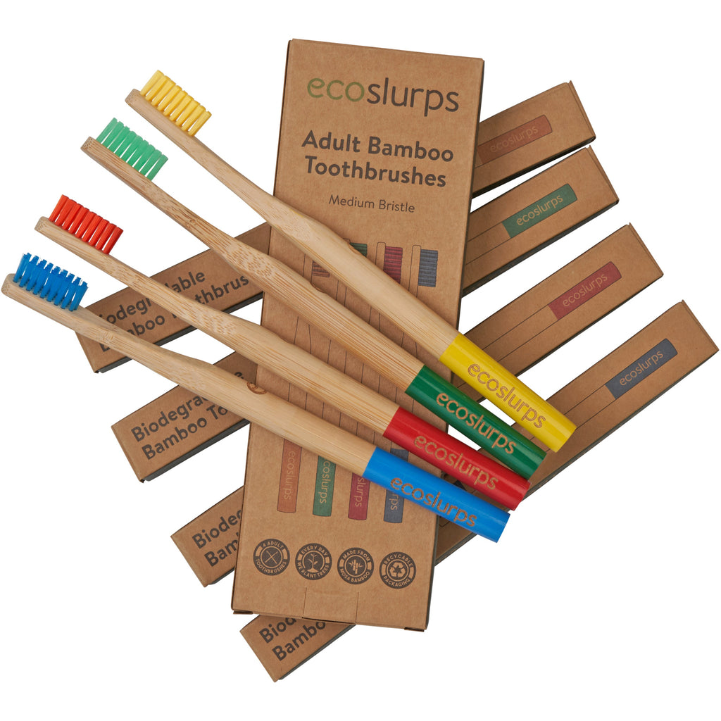 Bamboo Toothbrushes - EcoSlurps Store