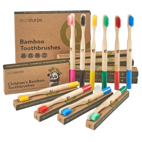 Bamboo Toothbrushes - EcoSlurps Store