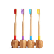 Load image into Gallery viewer, Bamboo Toothbrush Holder - EcoSlurps Store