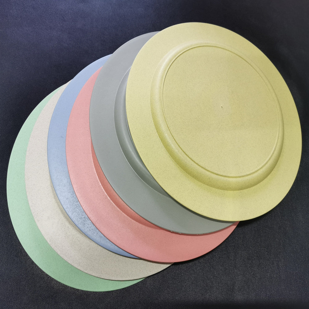 Dinner Plates Made From Recycled Wheat Straw - EcoSlurps Store
