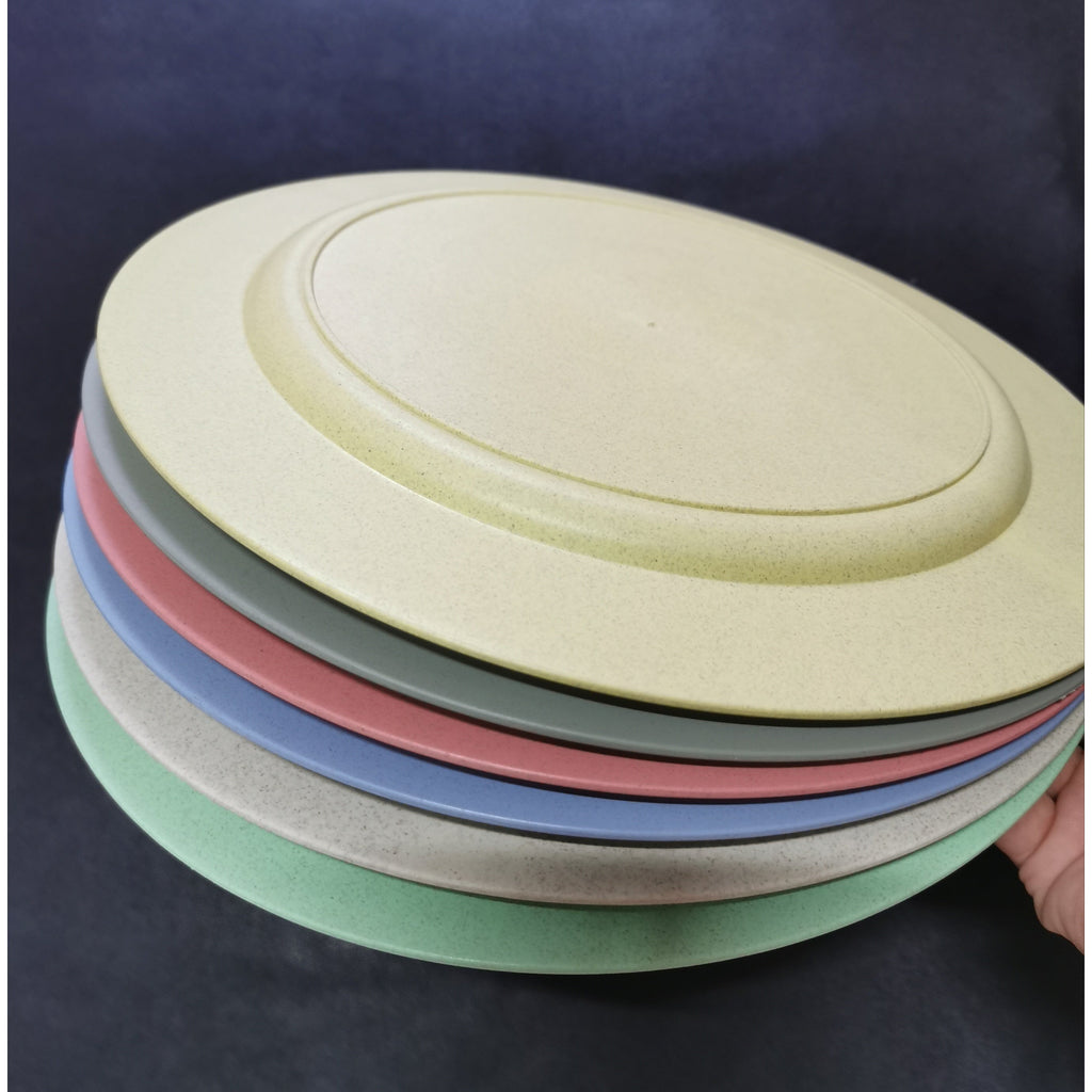Dinner Plates Made From Recycled Wheat Straw - EcoSlurps Store