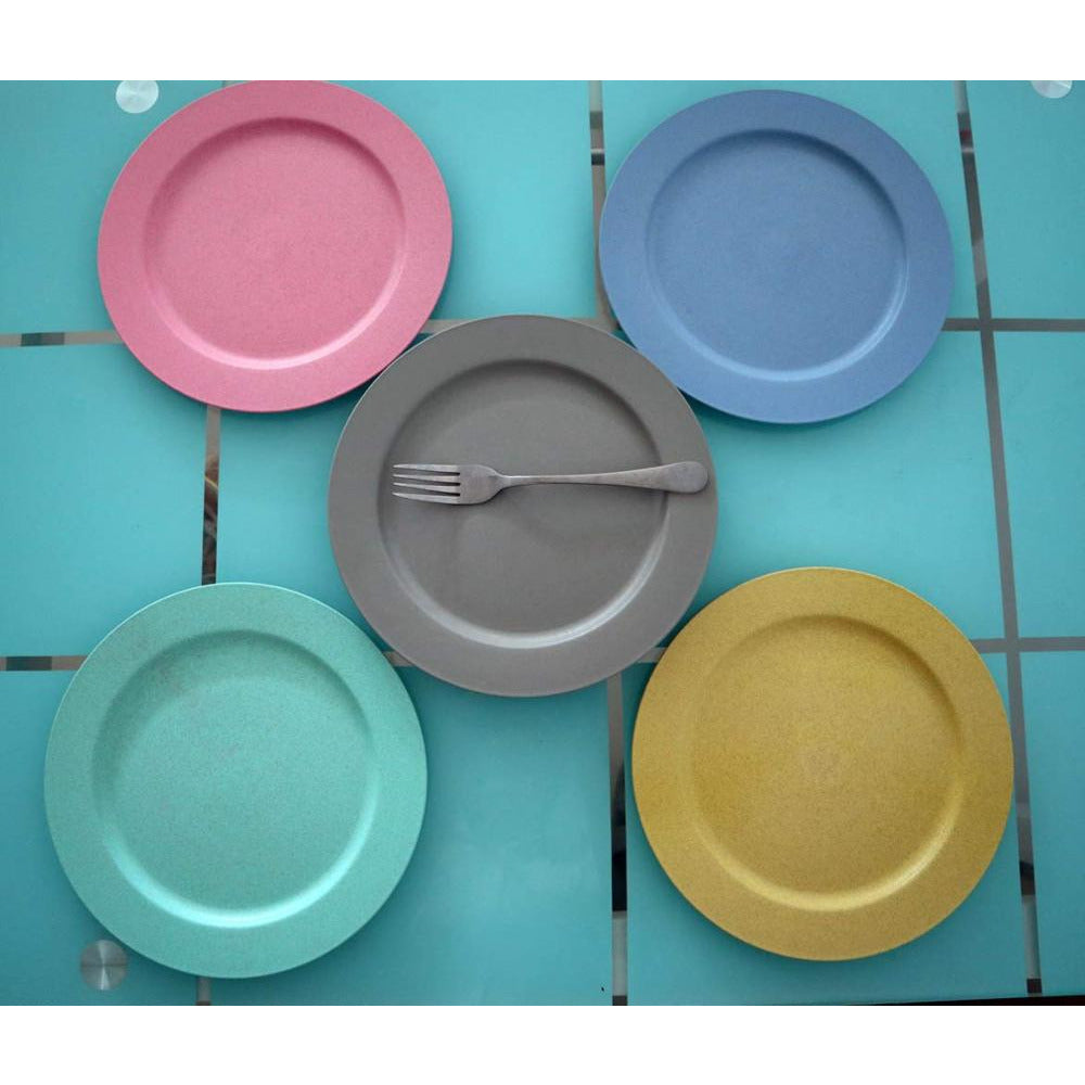 Dinner Plates Made From Recycled Wheat Straw - EcoSlurps Store